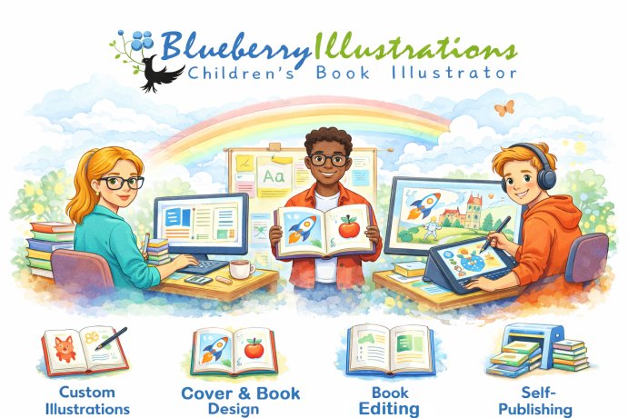 Blueberry Illustrations Services