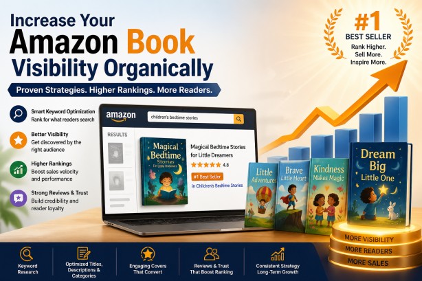 Increase Amazon book visibility with SEO strategies and book marketing tips